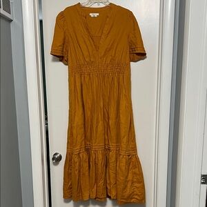 Boden Gold Maxi Dress